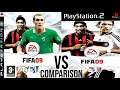 FIFA 09 PS3 Vs PS2
