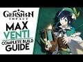 Genshin Impact Venti Build Guide | Best Venti Artifacts & Best Weapons | Mihoyo Gensin Impact
