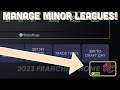 How To Access Everything For Your Minor League Affiliates In MLB The Show | MLB The Show 21