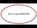 How To Fix Onedrive Error Code 0x80070194 Windows 10