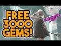 How to get FREE 3000 GEMS? Click on mama 100 times! + 2 x 10 Summons | NieR Reincarnation Global