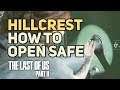 How to Open Hillcrest Safe The Last of Us 2 Dale's Combo