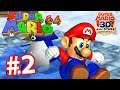 Let's Play Super Mario 64 - Part 2 - Wall Jumps Like A Ninja! (Super Mario 3D All-Stars)