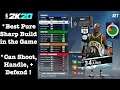 NBA 2K20 Best Pure Sharp Build: Overpowered Pure Sharpshooter DEMIGOD Build How to make Best Builds