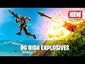 *NEW* HIGH EXPLOSIVES LTM GAMEPLAY - FORTNITE UNVAULTED ROCKET LAUNCHER ONLY MODE!