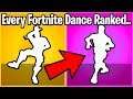 RANKING EVERY DANCE IN FORTNITE FROM WORST TO BEST!