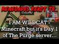 Renegades React to... @wildcat - Minecraft but it's Day 1 of The Purge server...