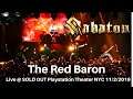 Sabaton - The Red Baron LIVE @ Sold Out Playstation Theater New York City NY 11/2/2019