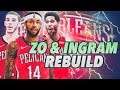Zion Williamson + Lonzo Ball + Brandon Ingram! New Orleans Pelicans Rebuild | NBA 2K19