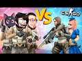Парни против девушек, битва 3 на 2 | Кто же победит?! | Counter-Strike: Global Offensive