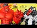 Bonecos Venom e Hulk Vermelho - Marvel Legends - Figuras de Ação ou Action Figures Review
