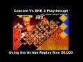 Capcom Vs SNK 2 Geese Playthrough using the Ps2 Action Replay Max 50,000 :D