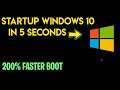 How To Fix Slow Startup & Boot on Windows 10(2021) | Make Windows 200% Faster than Before