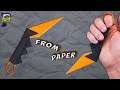 How to make KERAMBIT out of paper with your own hands. Karambit from paper Paper knife. Paper weapon