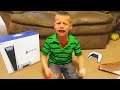 kid CRIES after getting FAKE PS5 for birthday..