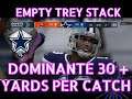Madden 21 - Empty Trey Stack Explosive Offense - 1 Route Tearing Through Every Opposing Defense!!!