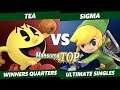 Maesuma Top #4 SSBU - Tea (Pac-Man) Vs. Sigma (Toon Link) Smash Ultimate Winners Quarters