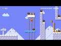 Mario Maker 2 Custom Level: Snowy Platformer #1