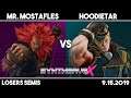 Mr. Mostafles (Akuma) vs Hoodietar (Ed) | Losers Semis | Synthwave X #2