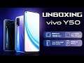 Unboxing Vivo Y50 Iris Blue 8GB RAM 128GB Storage 2020