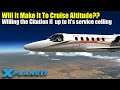 Will the Carenado Citation II Make it to Max Service Ceiling?