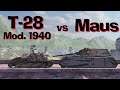 WOT Blitz Can T-28 Mod 1940 Kill a Maus?