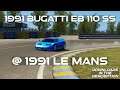 1991 Bugatti EB110 SS @ 1991 Le Mans - Downloads in Description - Assetto Corsa
