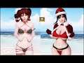 DOA 5 Honoka Vs Kanna Santa Helper mod 4K [ Christmas Special ]