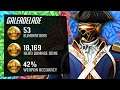 Gale Dominating as Soldier 76! 53 elims! [ Overwatch Season 27 Top 500 ]