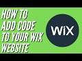 How to Add Code to your Wix Website - Monetize it!