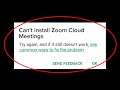How To Fix Can't Install ZOOM Cloud Meetings Error On Google Play Store Android & Ios