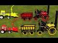 KING OF TRACTORS! SILAGE MAKING WITH STEAM LOCOMOTIVE! ROCKET TRACTORS! Farming Simulator 19