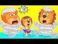 No No! Mommy and Daddy Got a Boo Boo | Kids Stories About Lion Family | Cartoon for Kids