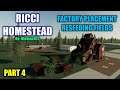 Part 4 Ricci Homestead Map "New Updates & Factories" Farming Simulator 19