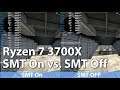 Ryzen 7 3700X, SMT ON vs. SMT OFF, Game Benchmark CS:GO Counter-strike: Global Offensive
