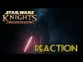 Star Wars: Knights of the Old Republic Remake Trailer | REACTION -REACCIÓN