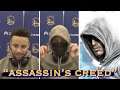 📺 Stephen Curry (“Assassin’s Creed” at 2:08 😂): “it’s not ever gonna be just a one-man show”