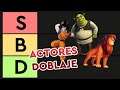 TIER LIST ACTORES DE DOBLAJE MASCULINOS LAT ADET, ACTSON TRANCOS Y ACORDE