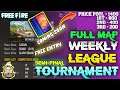 WEEKLY LEAGUE TOURNAMENT  TODAY 2ND SEMI-FINAL || #FREEFIRELIVE​​