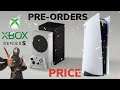 Xbox Series S & X Price, Date Specs Revealed | PS5 Preorders Live Tomorrow? | XBSX Price | PS5 Price