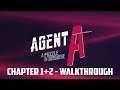 Agent A: A Puzzle in Disguise - Platinum Walkthrough Part 1/5 - Chapters 1+2  (w/ Commentary)