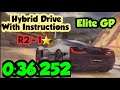 Asphalt 9 | Touch Drive-Hybrid run | Elite Grand Prix Rimac (1⭐) Instructions Added | R2 | 0:36.252