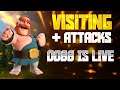 Clash of Clans Live | Visiting + Attack 🔥🔥 | #coclive