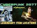 Cyberpunk 2077 legendary item 5: ICONIC SKIPPY, Legendary katana, boots locations (Timestamp)