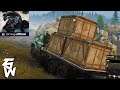 Extremely Dangerous Truck Loading - Paystar 5070 - SnowRunner - Logitech g29 Gameplay