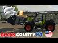 Farming Simulator 19 | Bucks County PA Feat. JC and Tay Tay and Pedro| Episode 19