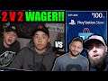 KOOGS & I DID A 2V2 WAGER VS. SHELFY & SAMUEL ADAMS!! (PSN CARD GIVEAWAY IN VIDEO!)