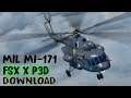 Mil Mi-171 Russian Air Force FSX & P3D Freeware Download - 4K