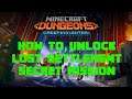 Minecraft Dungeons Creeping Winter | How to Unlock Lost Settlement Level | Lost in the Snow Guide