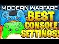 MODERN WARFARE BEST SETTINGS PS4/XBOX! BEST CONSOLE SETTINGS MODERN WARFARE CONTROLLER SENSITIVITY!